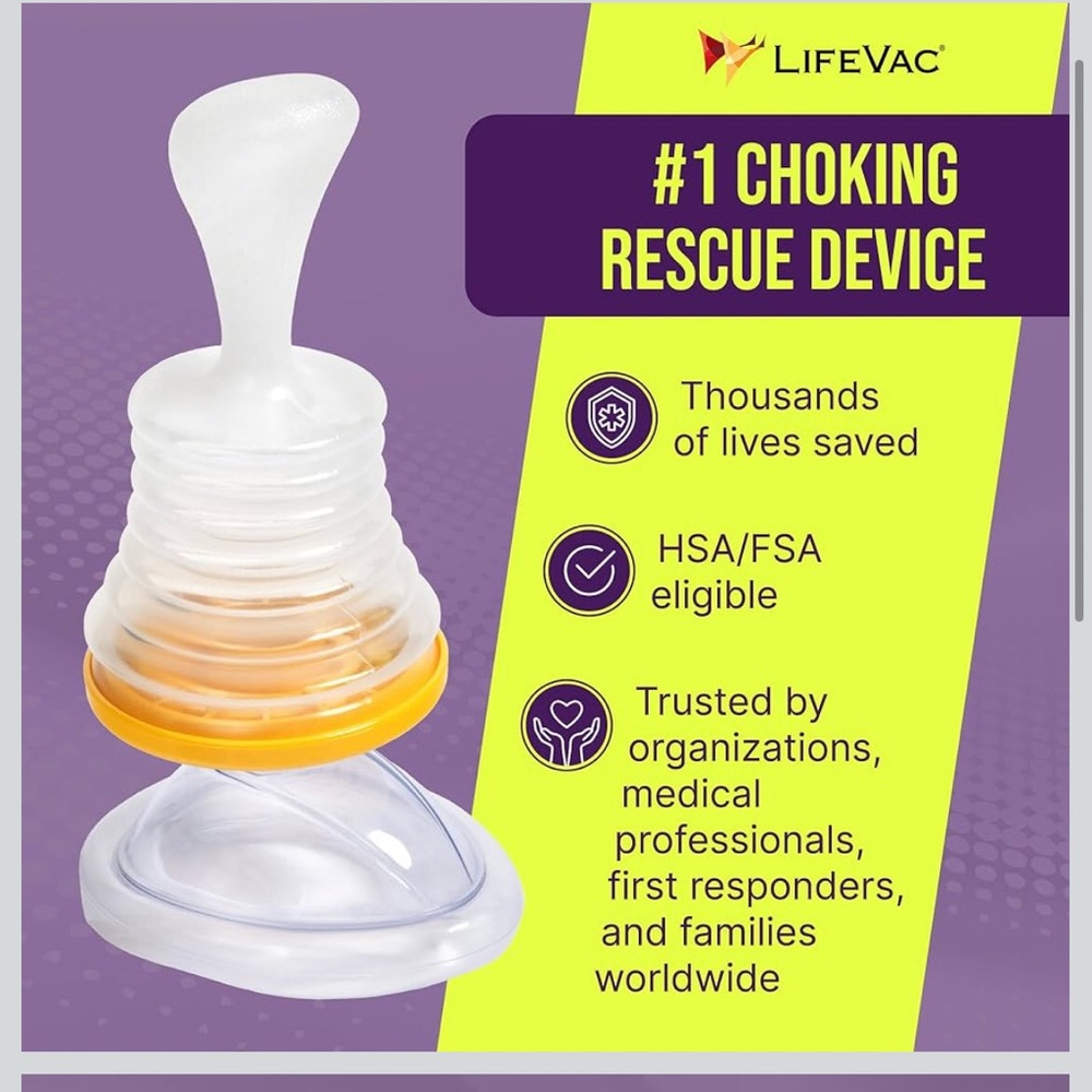 Authentic LifeVac Home Kit 2 Pack - Portable Suction Rescue Device - Picture 4 of 4